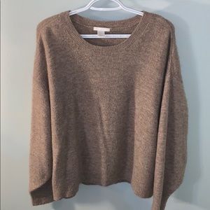 Soft brown sweater
